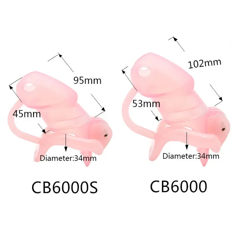 Silicone Cock Cage Penis ring CB6000 CB6000S barbed Cage Flexible Resin Cock Ring male Chastity Device Adult Sex toys for men view 2