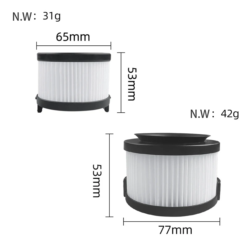 Repuesto de aspiradora inalámbrica, accesorios de prefiltro principal, filtro Hepa para Levoit VortexIQ 40-RF