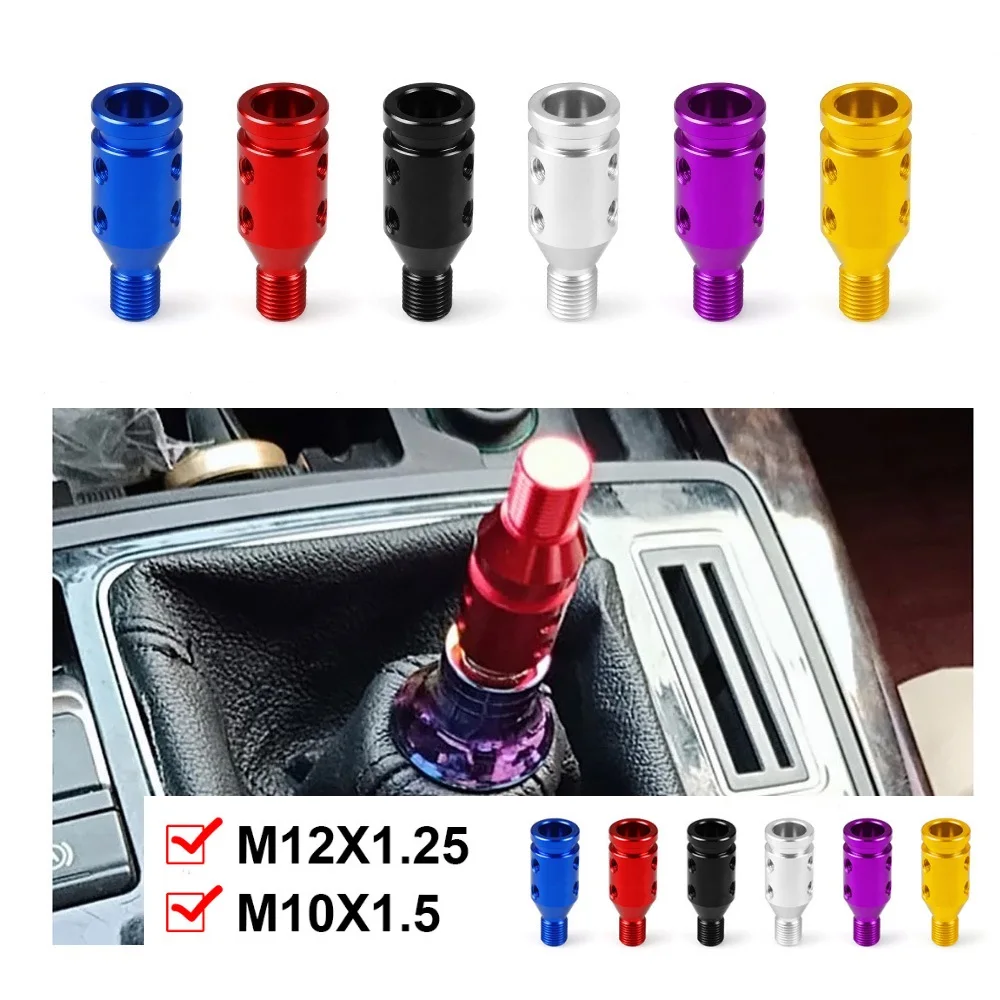 

Универсальный автомобильный адаптер ручной ручки переключения передач для переключателей без резьбы M10x1,5/M12x1,25 с резьбой из алюминиевого сплава