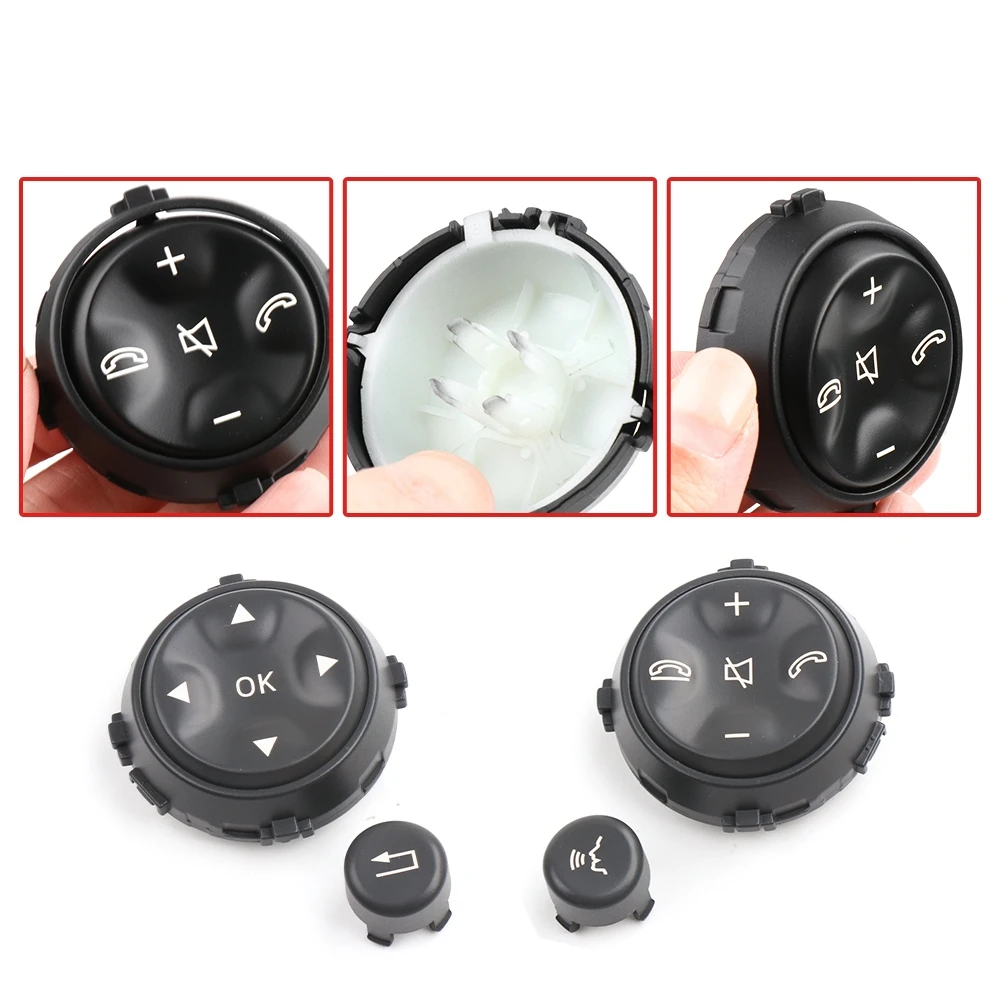 1 pair Car Steering Wheel Multi-Function Switch Pull Buttons Kit Replacement For Mercedes Benz W221 W216 S CL CLASS S280 S300