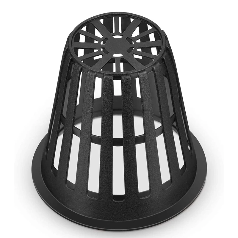 High-end 60 Pack 2 Inch Net Cups Slotted Mesh Wide Lip Filter Plant Net Pot Bucket Basket for Hydroponics
