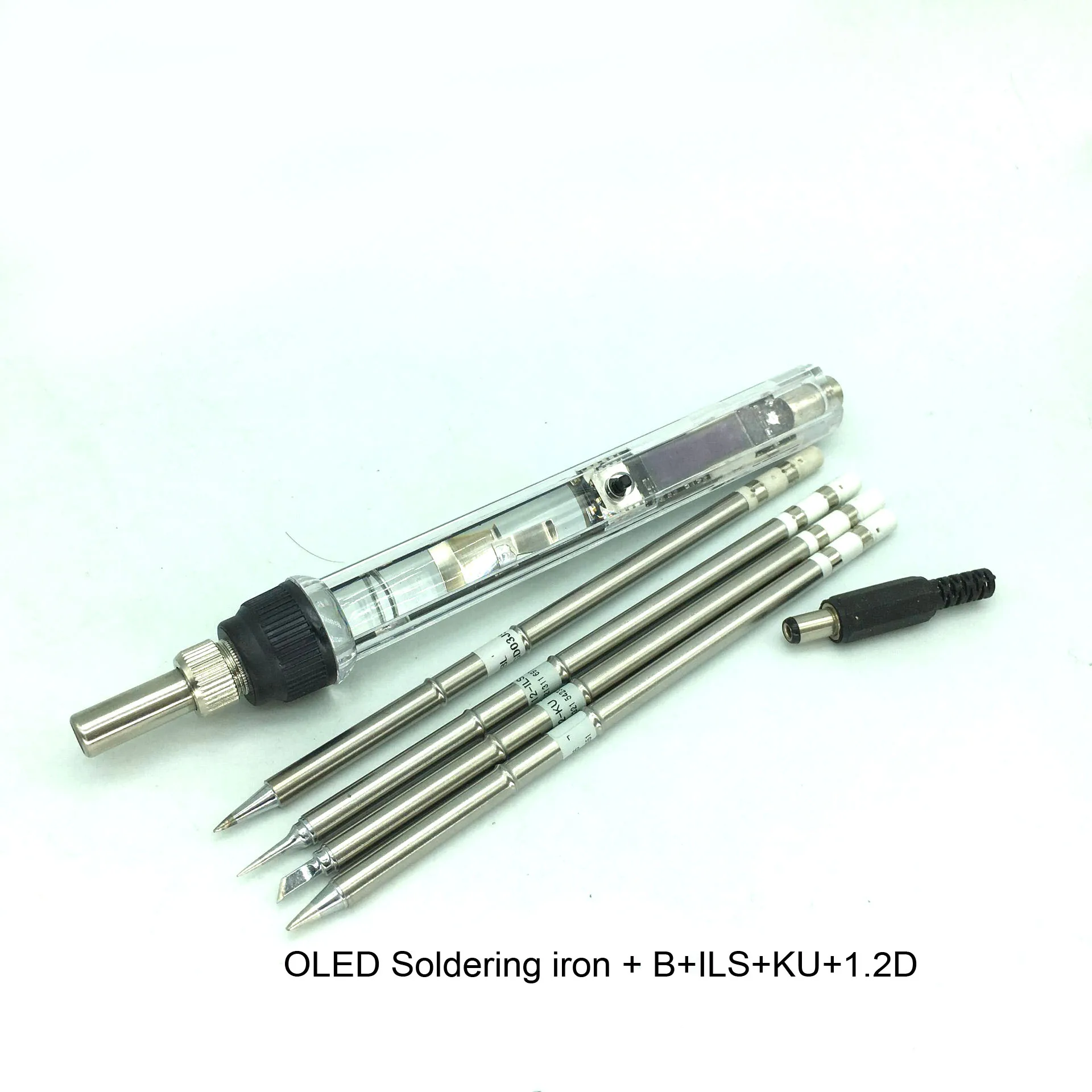 DC 16-24V 72W T12 Điện Mỏ Hàn Điều Chỉnh Nhiệt Độ Với Màn Hình OLED Màn Hình Hiển Thị Kỹ Thuật Số Trong Suốt Hàn Sắt bí Quyết Tay Cầm