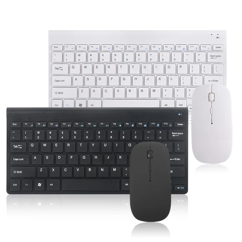 New Wireless Keyboard And Mouse Set Laptop With External Chocolate Buttons Noise Reduction Switch Slim Body For Easy Carrying