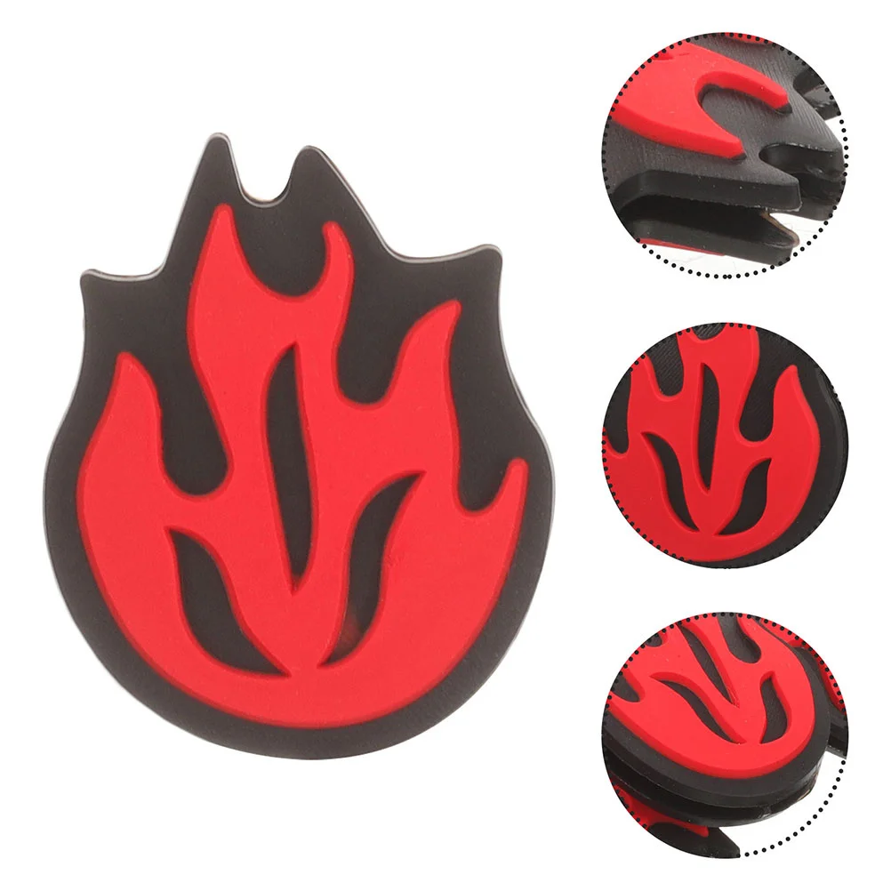 

4Pcs Stylish Flame Tennis Racket Vibration Dampener Silicone Shock Absorber Reduces Hand Vibrations Tennis Rackets Accessories