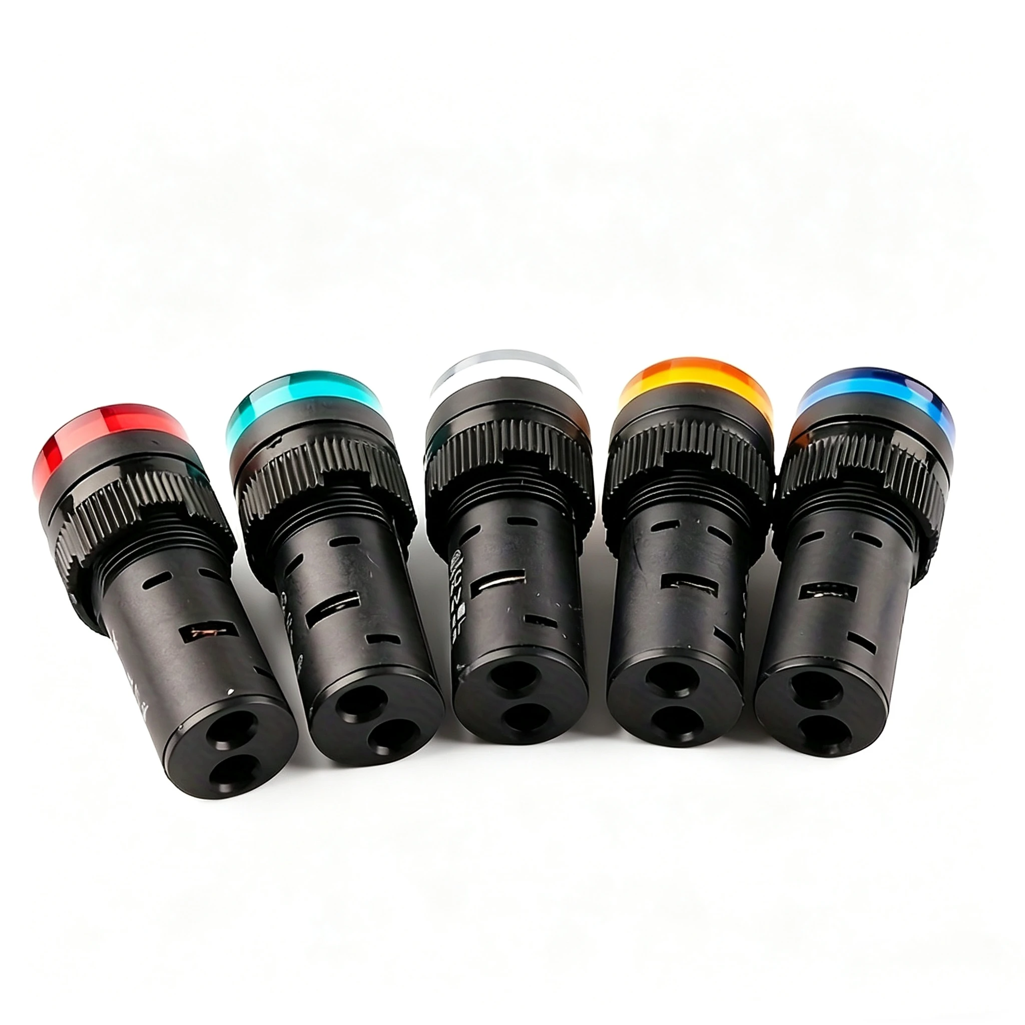 2pcs 16mm AD16-16C Panel Mount Signal Power Led Indicator Light Blue Green Red White Yellow Pilot Lamp  12V 24V 110V 220V image 2