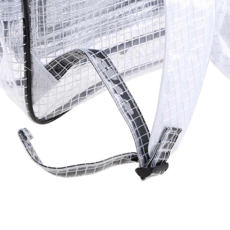 Anti-static Clear PVC Backpack Cleanroom Engineer Tool Bag for Computer Tools Working Transparent Daypack