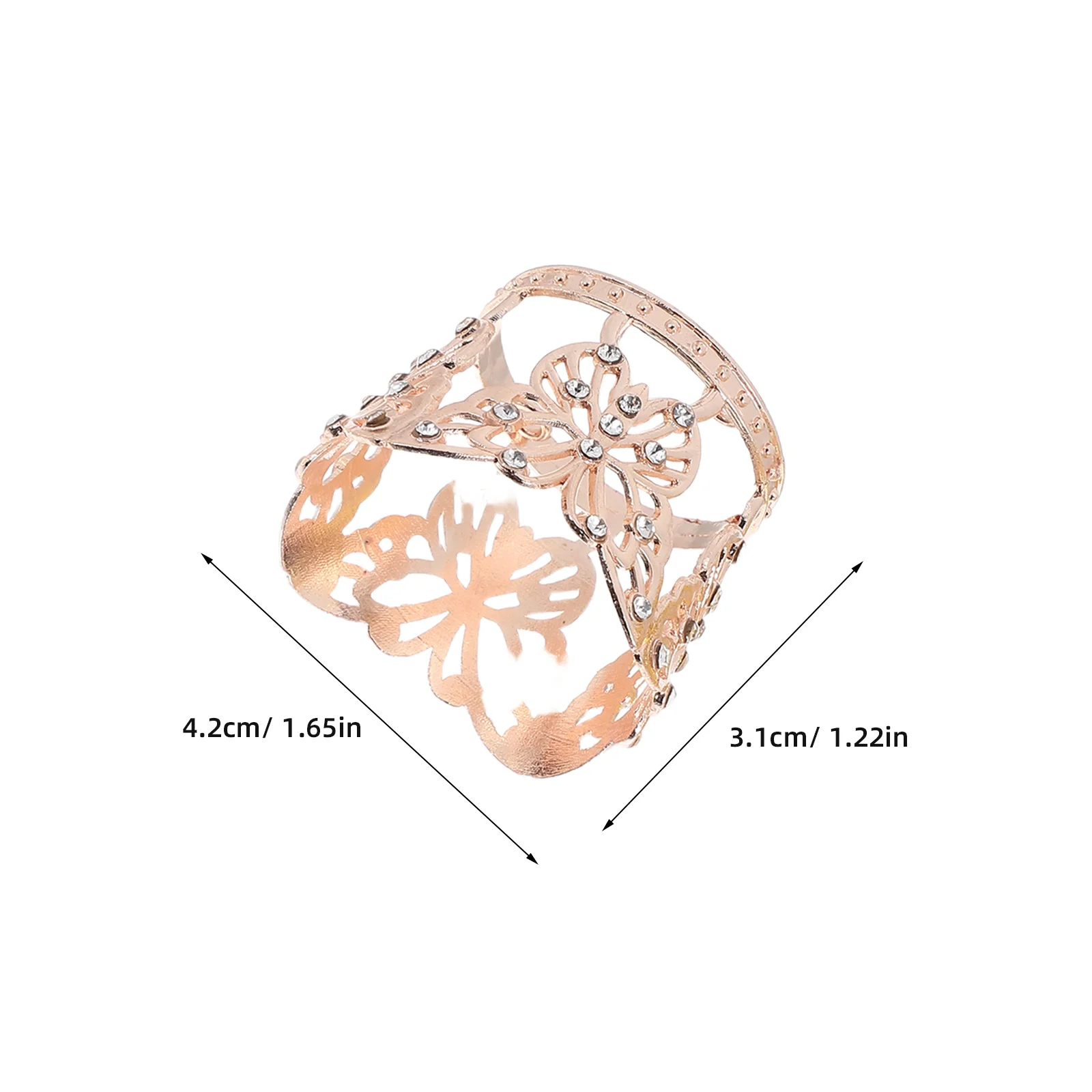 เครื่องประดับตกแต่งเค้กมงกุฎผีเสื้อประดับเพชรเทียมขนาดเล็ก 3 ชิ้น สำหรับงานวันเกิด งานแต่งงาน และช่อดอกไม้