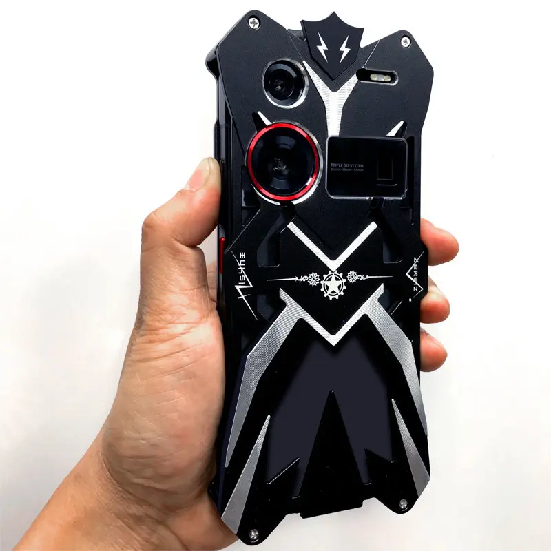 ZTE Nubia Z60 Ultra 5G NX721J Case Heavy Metal Rock Aluminum Hard Cover Phone Case for ZTE Nubia Z60 Ultra Z60Ultra 5G NX721J
