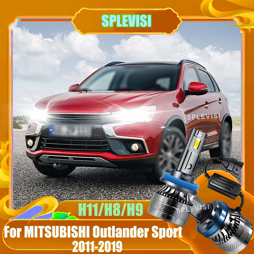 

200W H11 H8 LED Bulb Lamp Headlight Boost & Power-Saving For MITSUBISHI Outlander Sport 2011-2019 ASX 2013-2015 RVR 2011-2019