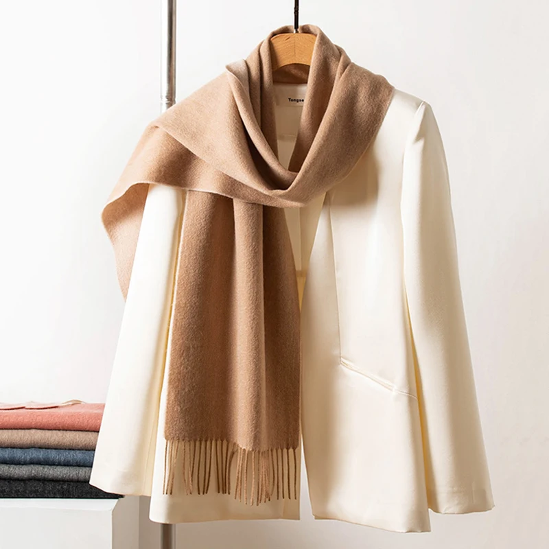 

Scarf Winter Women Wool Long Neck Wrap Shawl Warm Accessory For Autumn Cold Weather Holiday Luxury