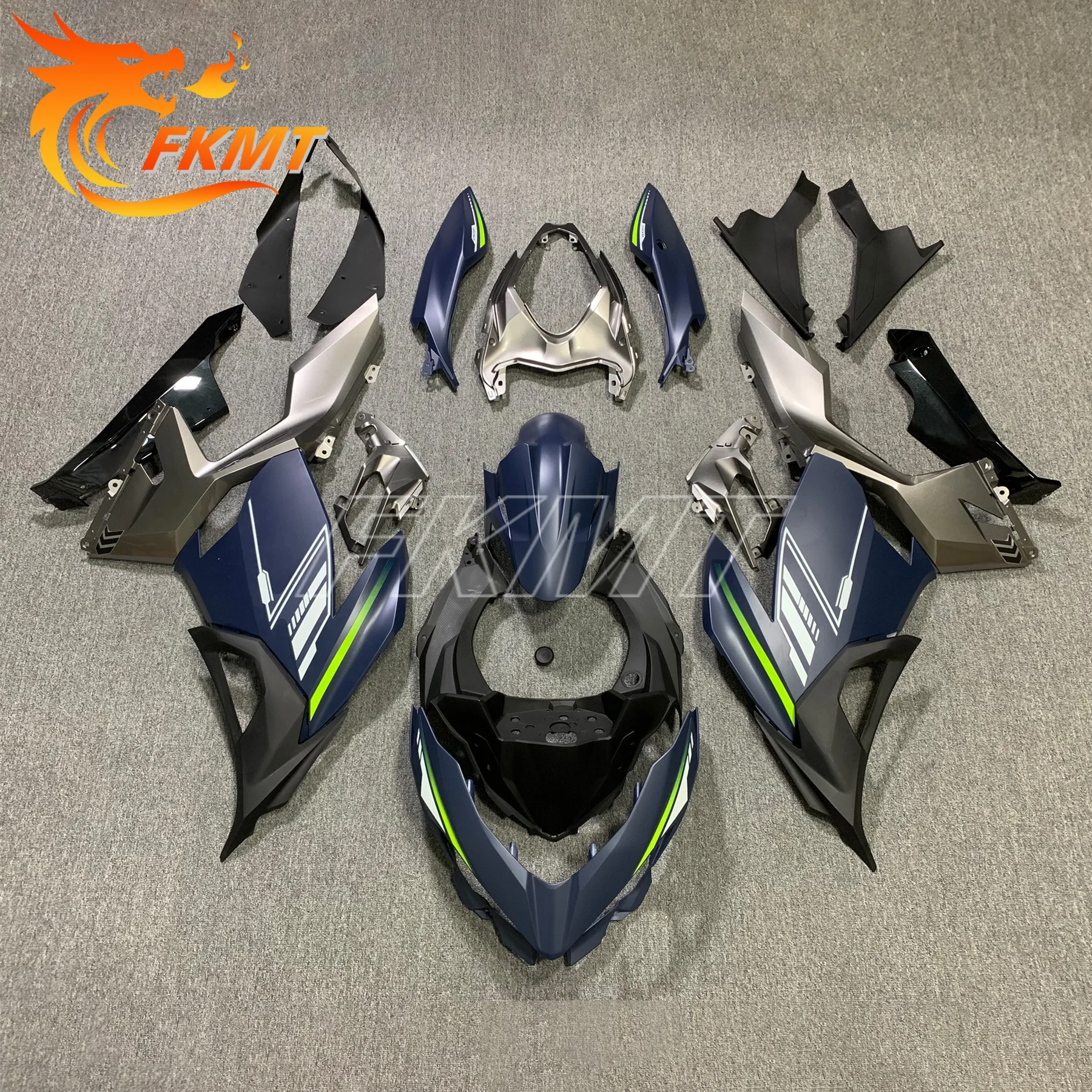 

ABS Fairing Kit for Kawasaki Ninja 400 2018-2023 19 20 21 22 Bodywork Red Black
