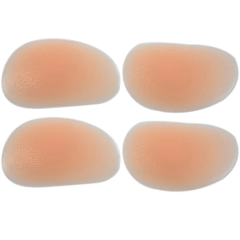 2X Women Sexy Beige Silicone Hip Up Pads Butt Enhancer Booster