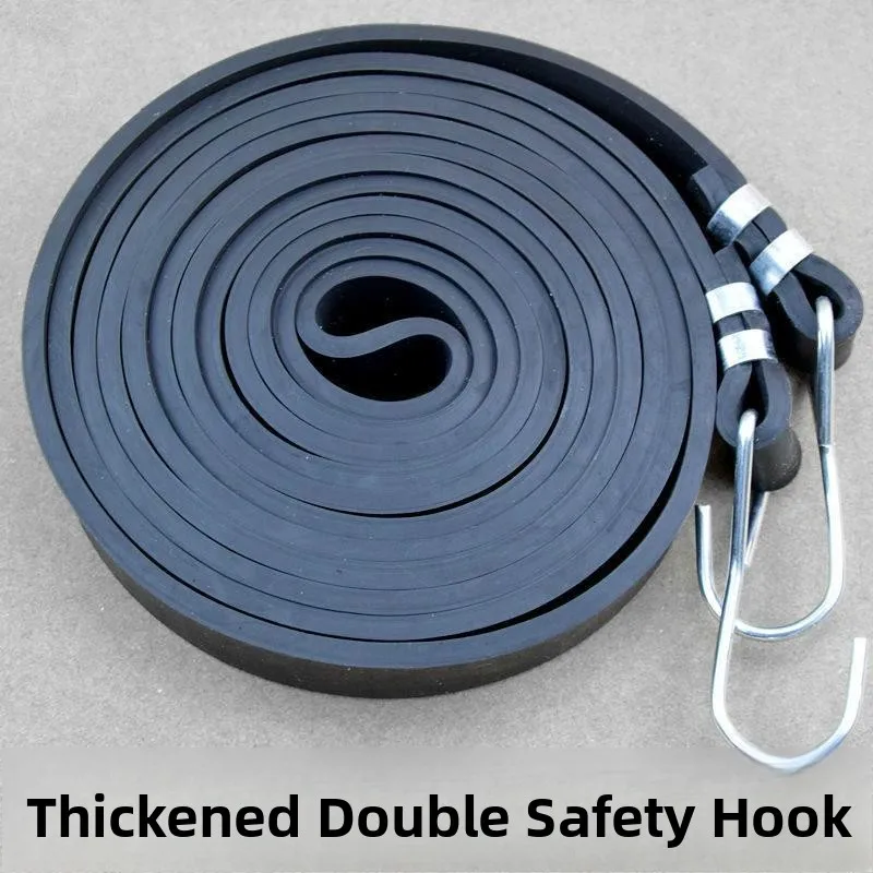 

Утолщенная двойная высокоэластичная резиновая веревка (резинка) для волос из бычьего сухожилия, прочная, для плотного фиксирования