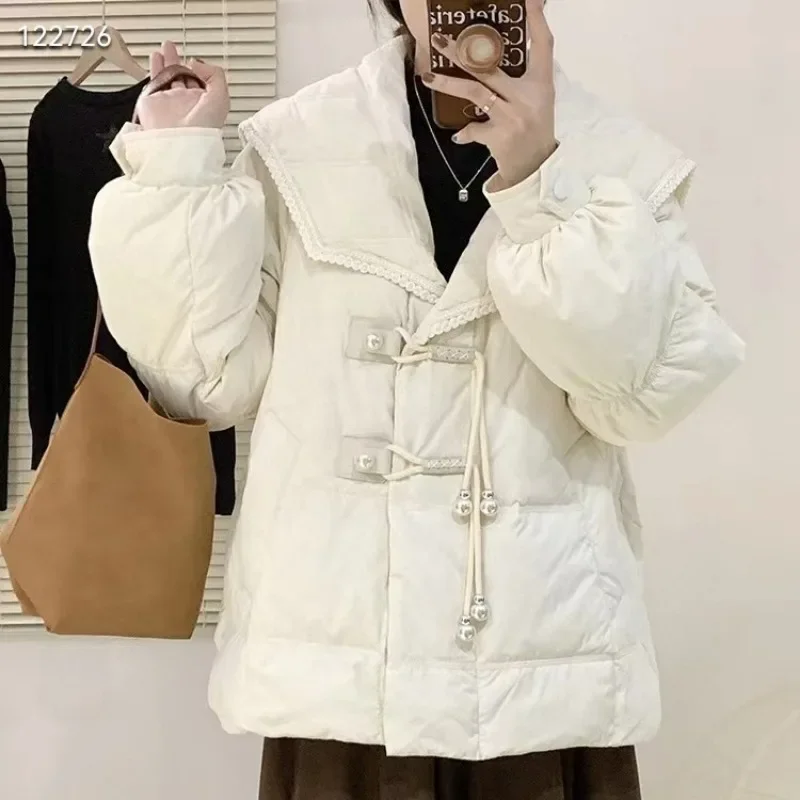 New Women Down Jacket Winter Coat Female Short Parkas Warm Leisure Time Fashion Outwear Given To Philandering  Overcoat