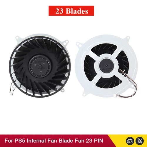Imagen 2 del producto Ventilador enfriador de refrigeración interno Original para consolas PS5, ventilador enfriador de 17 aspas G12L12MS1AH-56J14 para PS5 23 aspas 12047GA-12M-WB-01