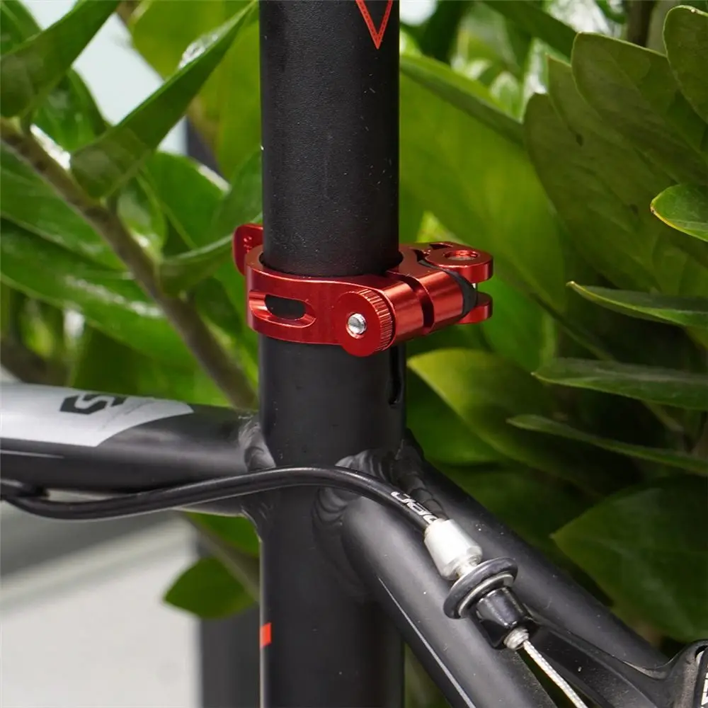 Fahrradteile 31,8mm/34,9mm Fixed-Gear Aluminium-Legierung Sattelstützenklemme Schnellspanner Aluminium-Sattelrohr Fahrrad-Sattelklemme – Detail 7