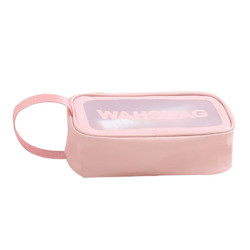 Portable Travel Wash Bag Female Transparent Waterproof Makeup Storage Pouch Large Capacity Cosmetic Organizer Beauty Women Case