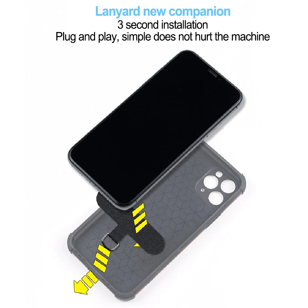 Canvas Phone Tether Tabs High Quality Speed Thin Design Not Easily Breakable Speed Firmly Attached Phone Case Full Coverage