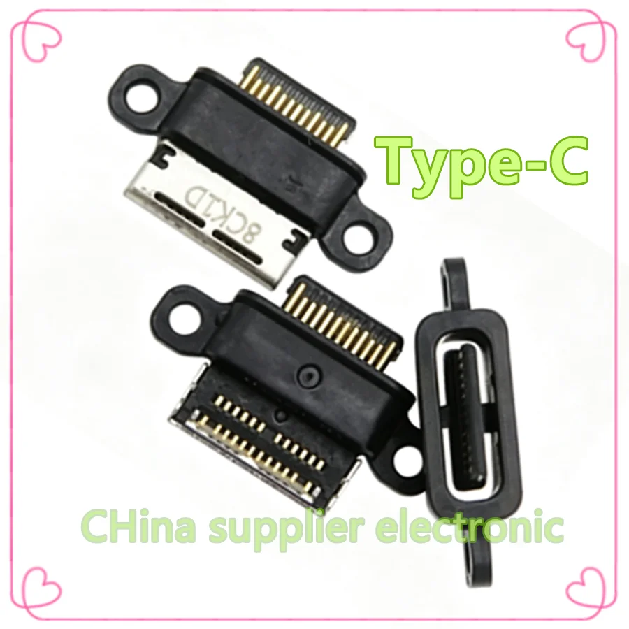 For Huawei P30 P40 V20 V30 V30Pro nova6 mate20X mate30 mate40E MateX2 Tail Plug Charging Interface  Type C Charging Port Socket