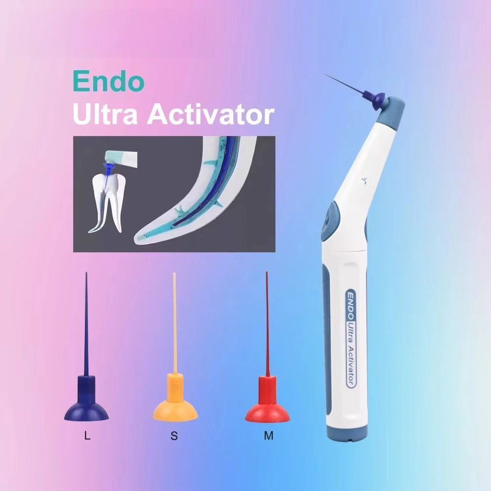 Dental Endo File Activator with Removable Rechargeable Battery Ergonomic Design with 3-Speed Options for Root Canal Treatment