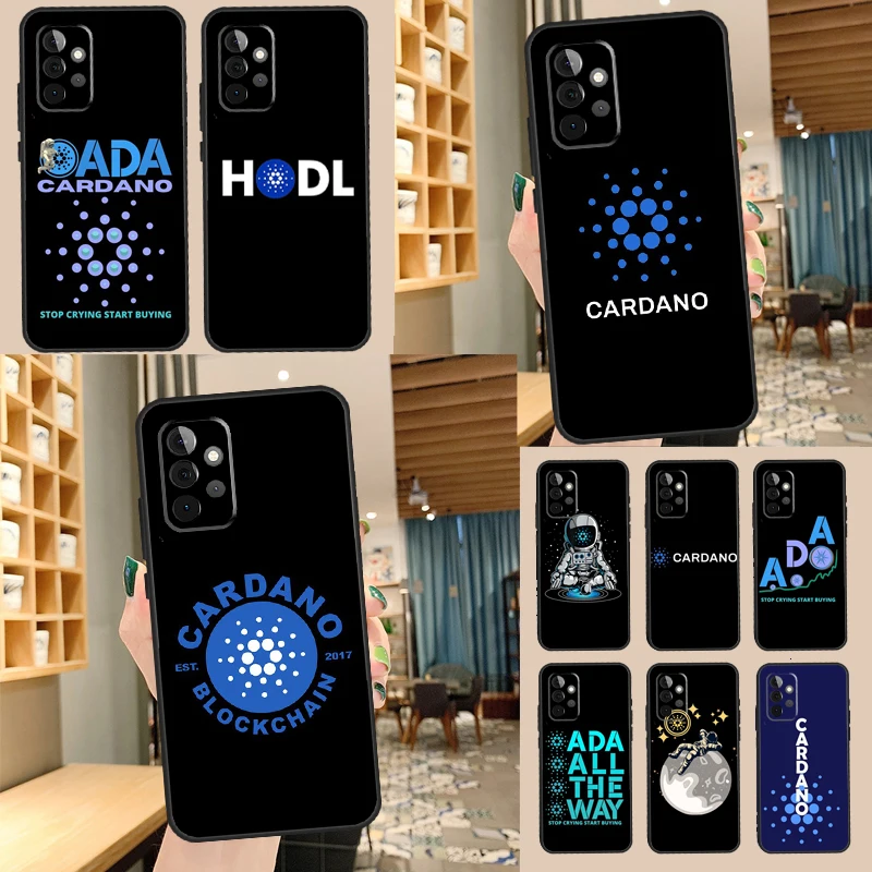 Cardano Coin Ada Cryptocurrency Case For Samsung Galaxy A14 A34 A54 A31 A41 A51 A71 A13 A33 A53 A12 A22 A32 A52 S Cover