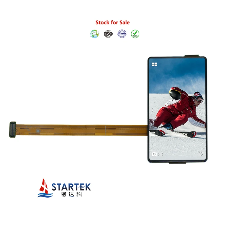 2.5 Inch 400x712 High Brightness LTPS High Contrast AMOLED Screen with Capacitive Touch Panel