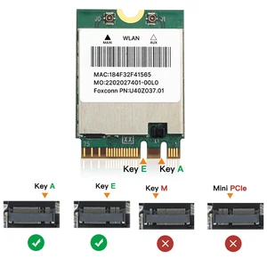 Fenvi 1200 Mbps BCM94352Z Jaringan WiFi Kartu Bluetooth 4.0 Dual Band 5G/2.4 G Hz BCM94352 DW1560 NGFF M. 2 Adaptor untuk Hackintosh Mac 8 hakintosh penjualan terbaik - №