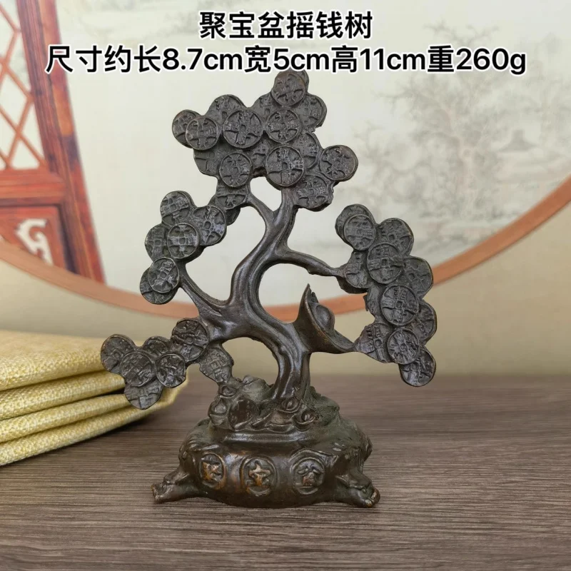 

Antique Antique Crafts Money Tree Cornucopia Decoration Money Pachira Macrocarpa Welcome Pine Home Decorative Small Ornaments
