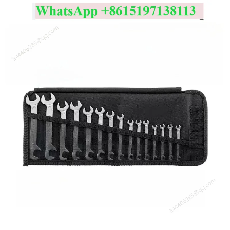 Small ultra-thin double-head opening wrench 15-piece set 96400651
