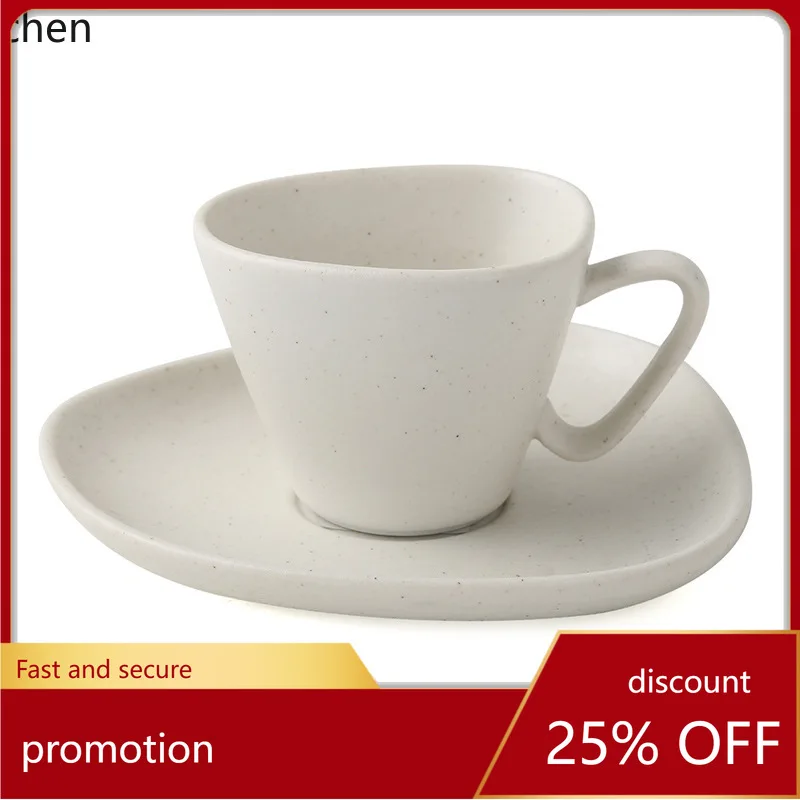 

ZML Coffee Cup and Saucer Set, Ceramic Cup, Exquisite Afternoon Tea Cup, High-Value Breakfast Cup