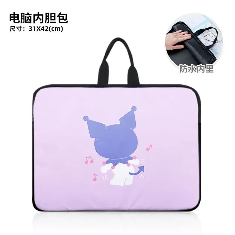 Sanrio-Cute Cartoon Handbag, Resistente à Mancha, Impermeável, Grande Capacidade, Ombro, Mochila de Computador, Novo, M