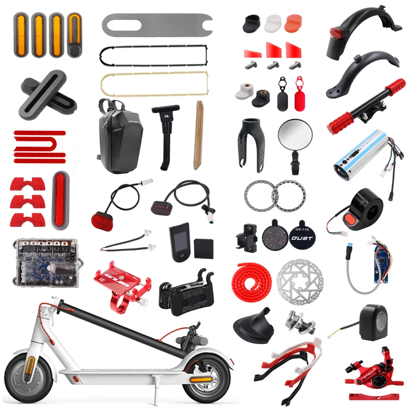 

Repair Replace Spare Part Accessories Tool Mudguard Fender Kickstand Light Clasped Guard For Xiaomi Mijia M365 Electric Scooter