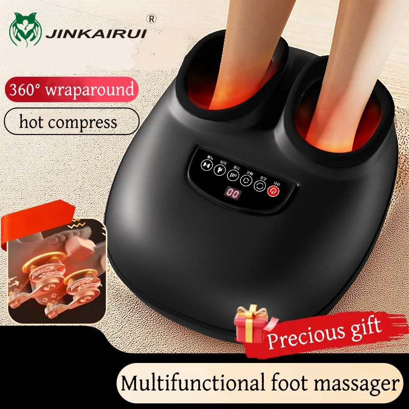 Jinkairui Fully Automatic Airbag Kneading Leg Massage Device Fully Encapsulated Foot Massager Foot Sole Roller Massage Device