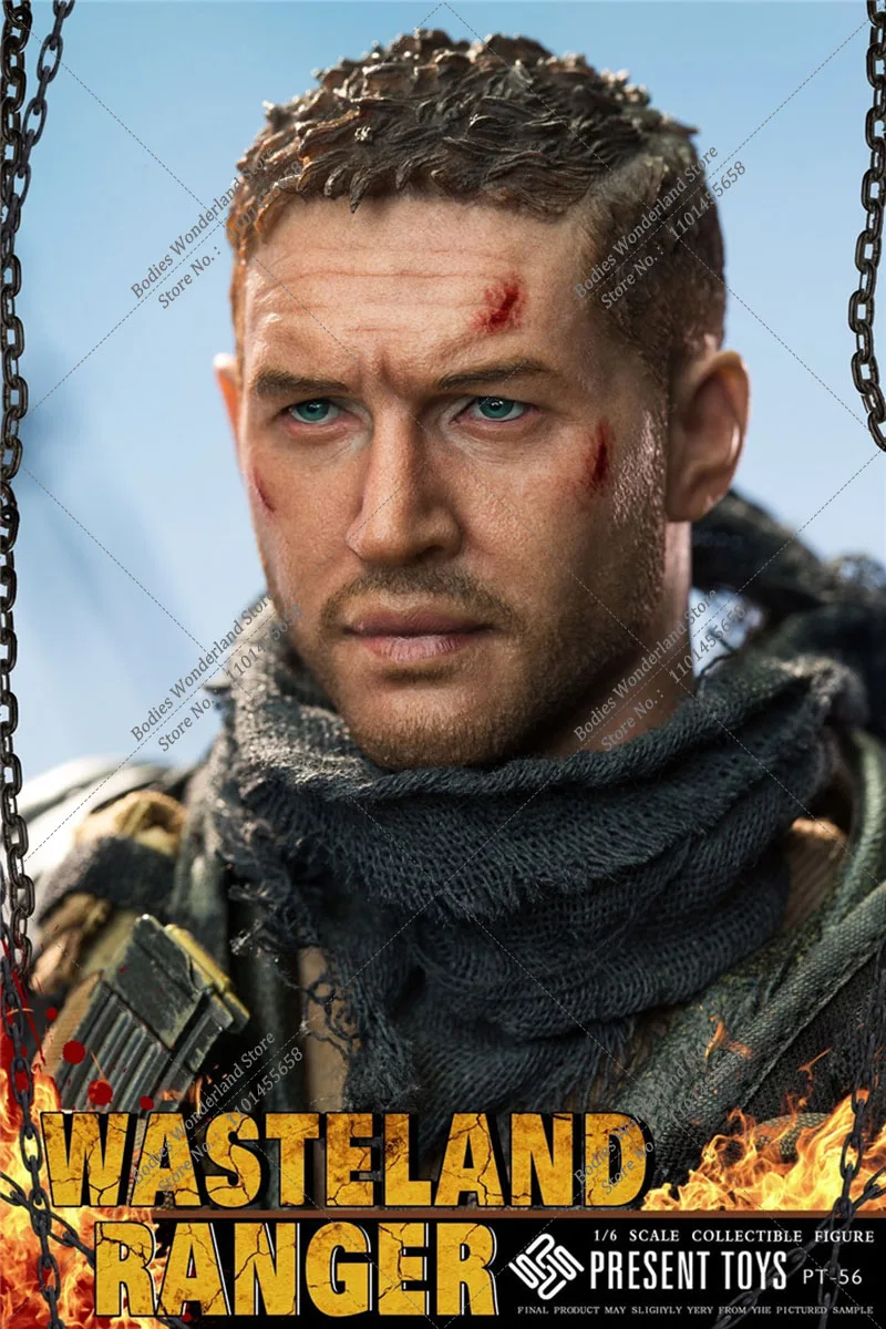 2024 Q1 PRESENT TOYS PT-sp56 1/6 Collectible Wasteland Ranger Tom Hardy 12'' Male Soldier Action Figure Doll Model Full Set Toy