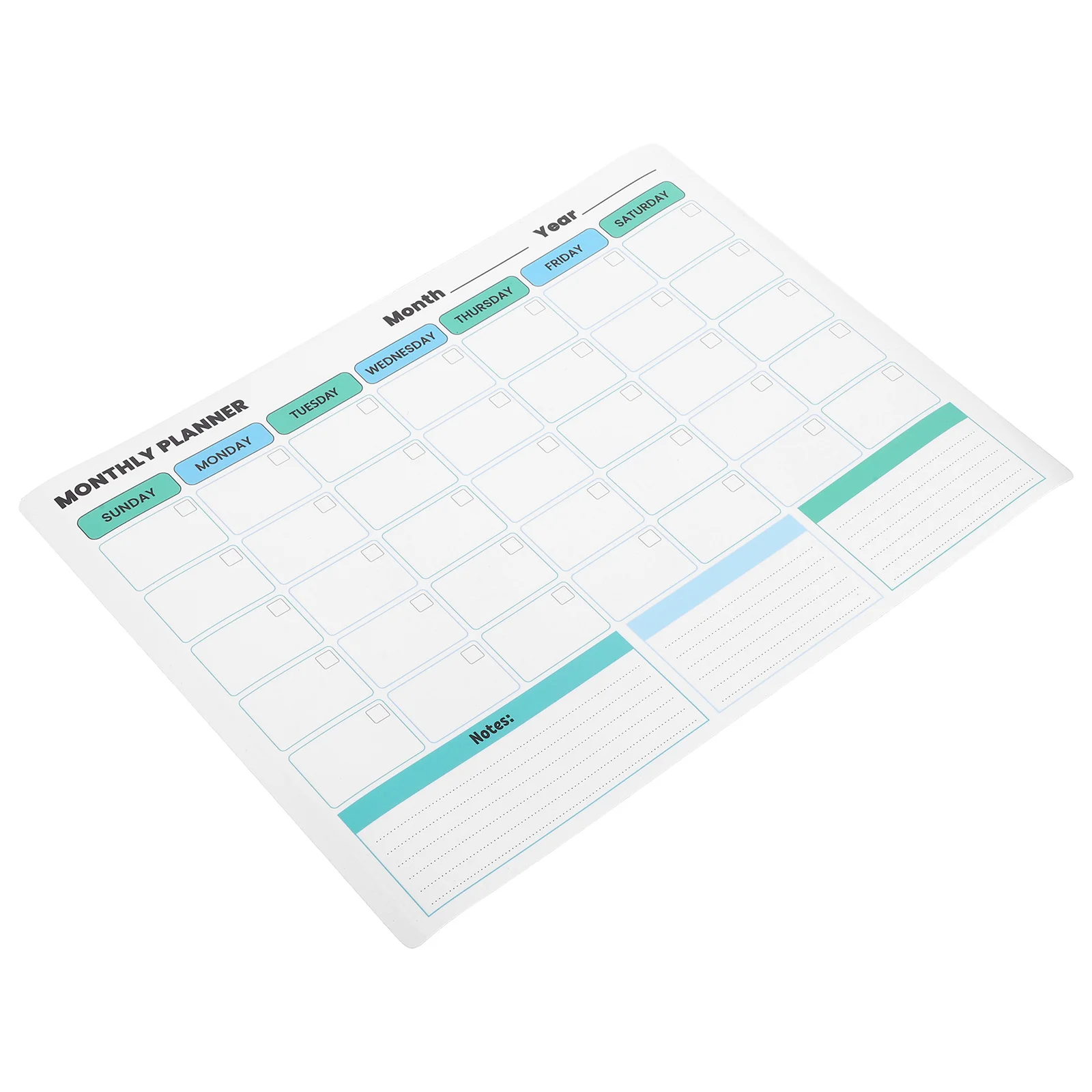 Monthly Planner Whiteboard Sticker Large Dry Erase Wall Calendar Reusable Peel Stick Scheduling Board For Home Office School