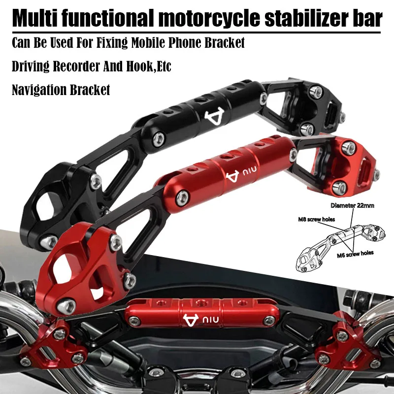 

Для NIU UQI UQI+ UQIS U+A U+B GOVA go g1 g2 g3 для аксессуаров для мотоциклов, балансир, руль, перекладина с ЧПУ, рычаги, держатель для телефона