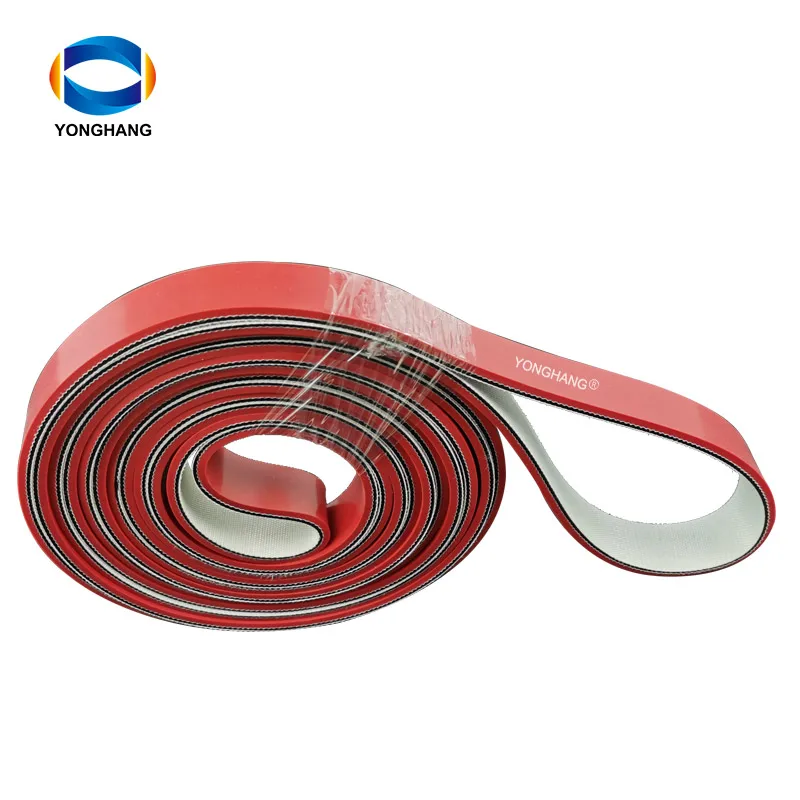 

PVC Red Rubber-Coated Conveyor Belt Wear-Resistant and Aging-Resistant. Factory-Direct Custom Products