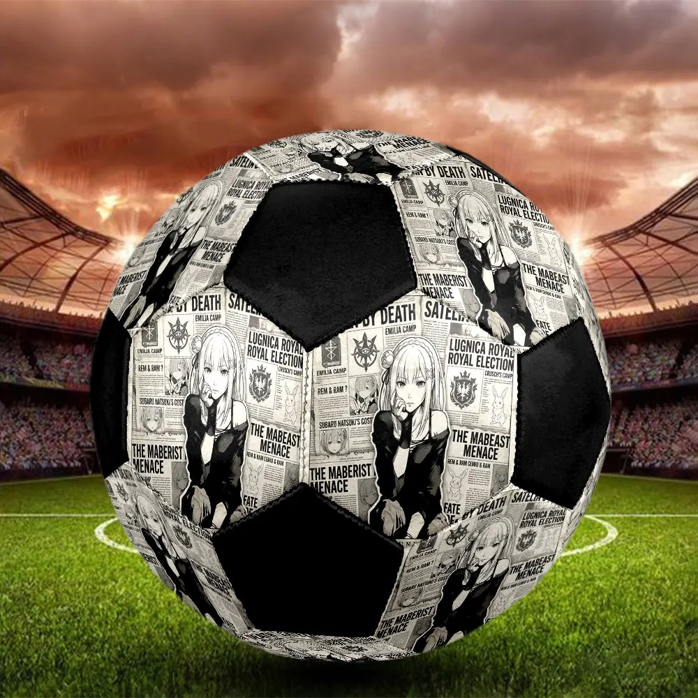 1PC Re Zero Soccer Ball Football Size 5 Practice Ball Colorful Outdoor Sports Graduation Present HE62