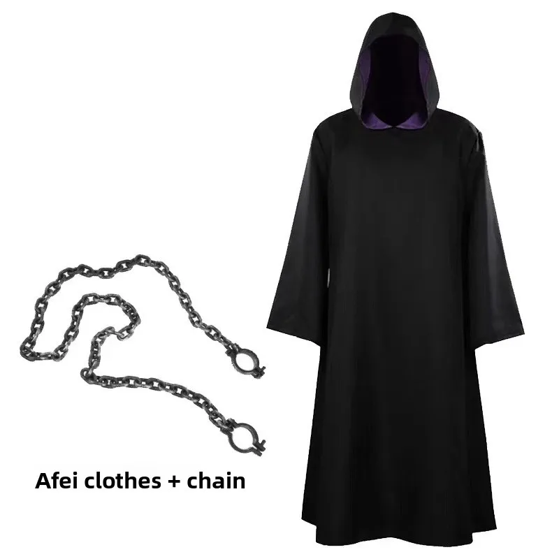 Naruto Afei with Tu Xiao Organization Cosplay Costume Mysterious Mask Male Cos Clothing Anime Jacket Robe