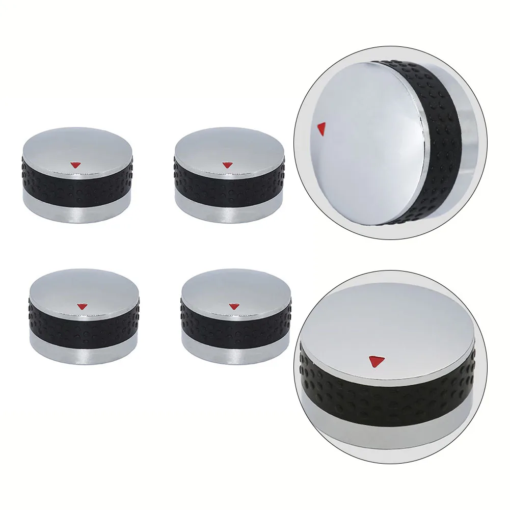 4pcs Grill Control Knob BBQ Gas Stove Switch Knob 58mm/50mm Replacement Parts Barbecue Outdoor Garden Tool Accessories Set