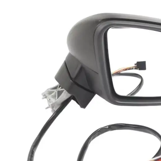 For Passat for b8 Right Side Mirror 2015-2023 LHD Heated Rearview Mirror Assembly 3G1857508 9 PIN Interface ABS Black 12V