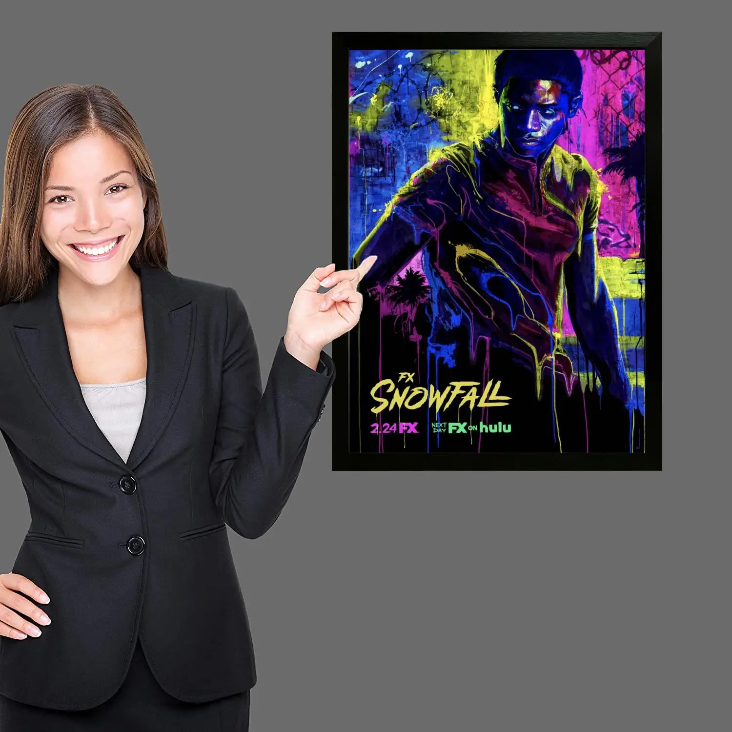 ملصق فني من قماش تساقط الثلوج، لوحة فنية جدارية، طباعة صور، عائلة حديثة، ديكور غرفة النوم، ملصقات، لوحة زخرفية