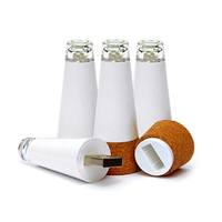 Bottle Cork Stopper Cap Lamp Rechargeable Bottle Light Christmas Wedding Lamp