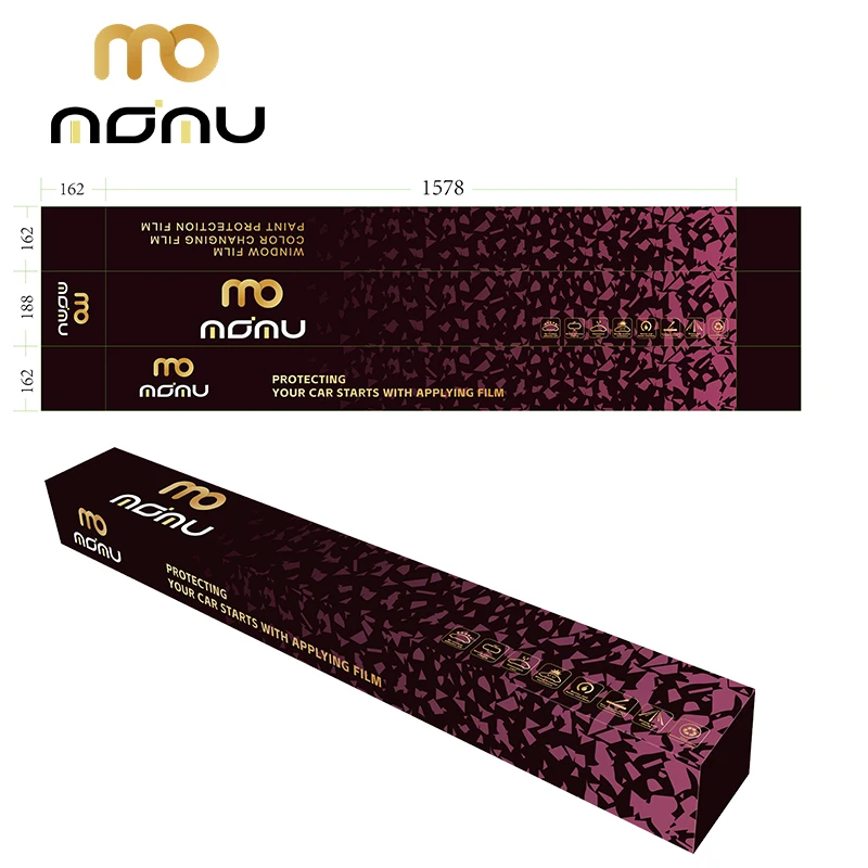 MOMU 7.5mil المضادة للخدش شفاء فوري طلاء السيارات طبقة رقيقة واقية شفافة السيارات الجسم فيلم سيارة التفاف ملصق بولي TPU PPF