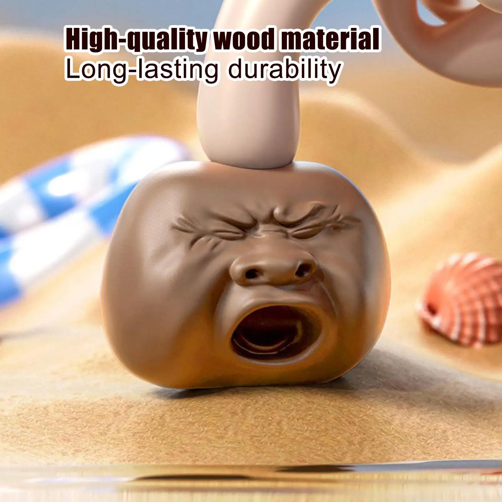 لطيف Yawning الحيوانات الأليفة مدفع المياه القبيح شخص صورة الضغط الأنف بندقية رذاذ الماء للعب الصيف لعبة مكافحة المياه لتخفيف التوتر