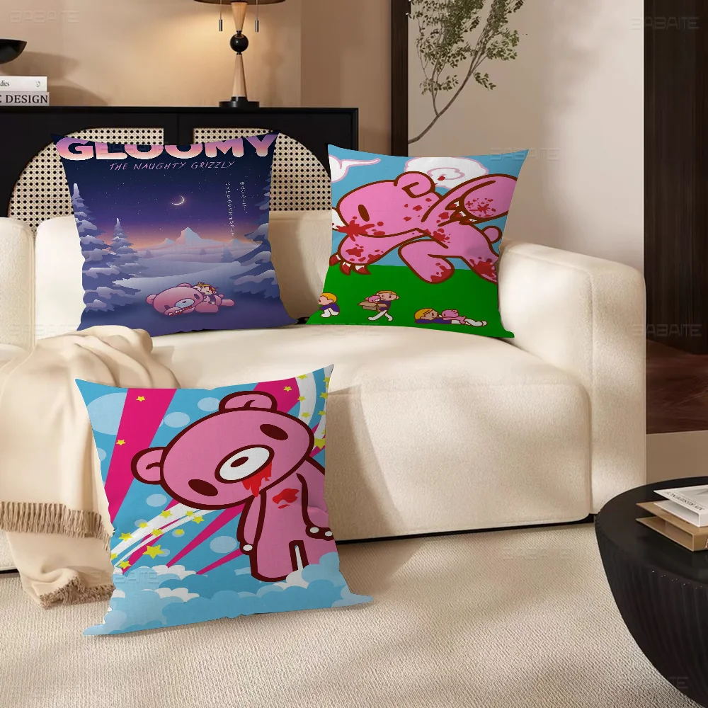 Cartoon G-Gloomy B-Bear Pillow Cover Design cushion Cover decor Holiday Decorati