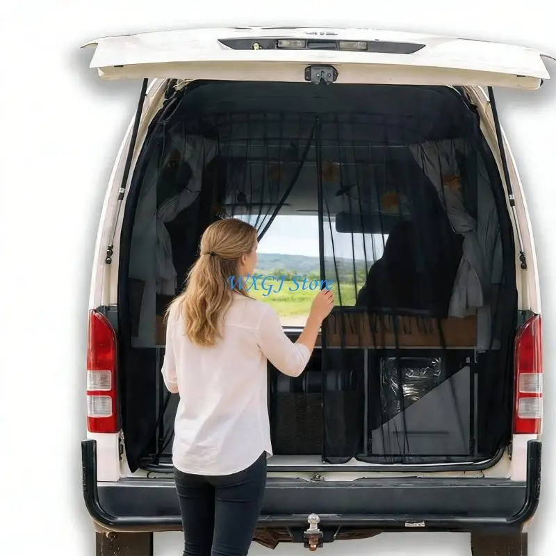

37JE 155x146cm Outdoor Vehicle Screen Mesh Strong Ventilation And Insect Barrier