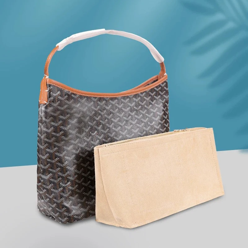 For Goyard Boheme Hobo Bag Organizer Felt Insert Makeup Organiser Divider Shaper Protector Compartment Inner