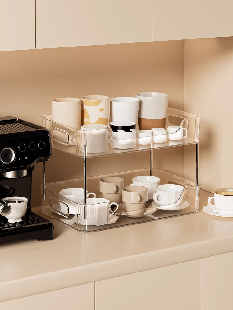 

Home Use Tea Cup Storage Ra Drainage Glass Cup Holder Plastic Cup Organizer Kitchen Batoom Utensils Cup elf