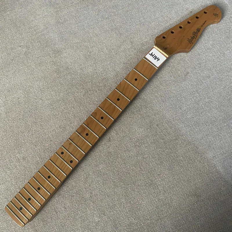 jN184 Origianl & Genuine HB Roasted Maple Wood 6 Strings ST Electric Guitar Neck 22 Frets 648MM Scales Length DIY Parts